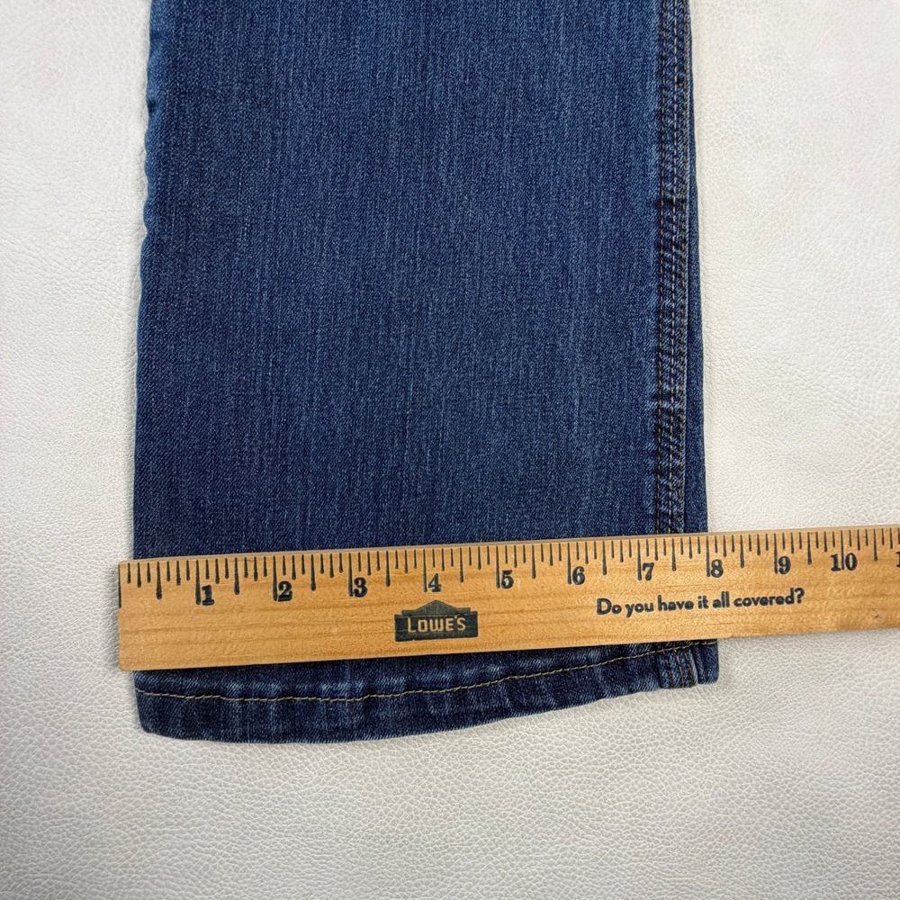 Wrangler Riggs Workwear Womens Bootcut Jeans Blue Medium Wash Size 4x30 - Picture 7 of 13